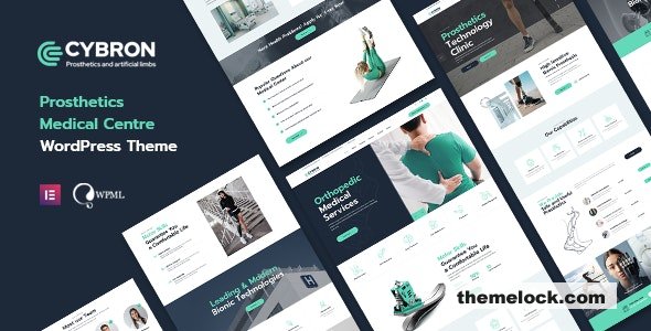Cybron v1.0.2 – Prosthetics Medical Center WordPress Theme