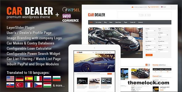Car Dealership v1.6.7 – Automotive WordPress Theme