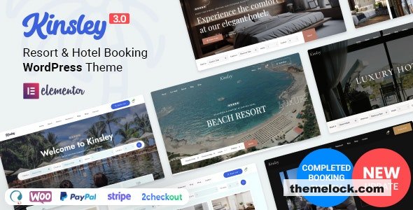 Kinsley v3.4.5 – Hotel Booking Theme