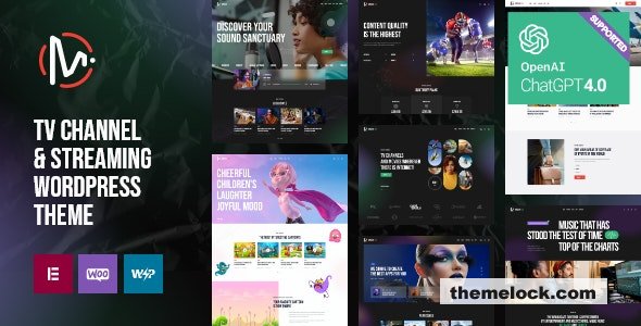 MediaFlex v1.1 – TV Channel & Streaming WordPress Theme