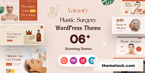 Vamary v1.0.8 – Plastic Surgery WordPress Theme