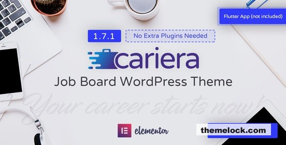 Cariera v1.7.6 – Job Board WordPress Theme