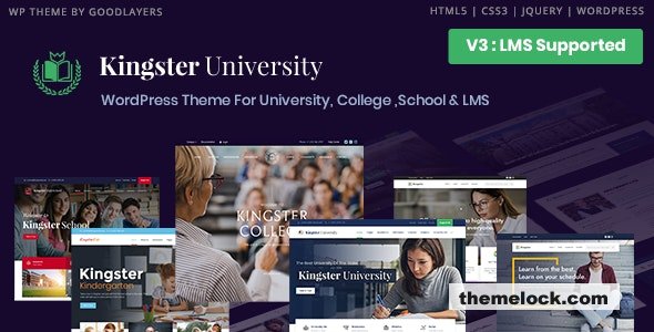 Kingster v3.2.1 – Education WordPress For University, College and School
