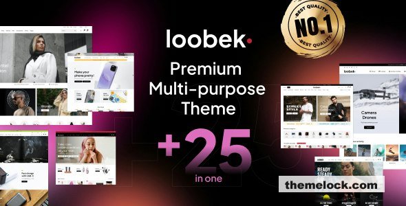 Loobek v1.5.2 - Elementor Multipurpose WooCommerce Theme