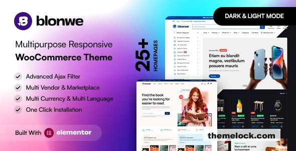 Blonwe v1.3.2 – Multipurpose WooCommerce Theme
