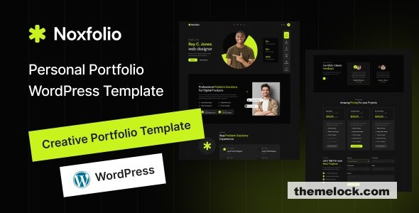 Noxfolio v1.1.3 - Personal Portfolio Resume WordPress Theme