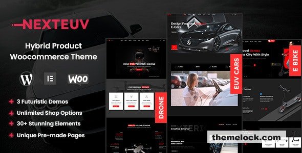 NextEuv v1.1.0 – EV Shop, Single Product Store