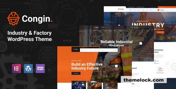Congin v1.0.9 – Industry & Factory WordPress Theme