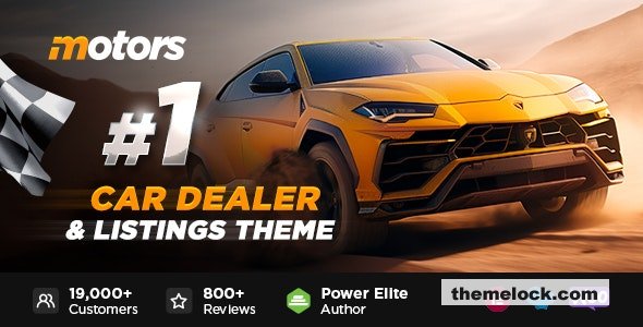 Motors v5.6.22 – Car Dealer, Rental & Listing WordPress theme