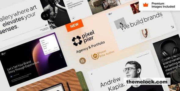 Pixelpiernyc v21 – Creative Agency and Portolio WordPress Theme