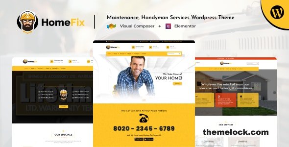 Home Fix v3.3 – Maintenance, Handyman Services Theme