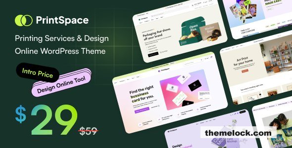 PrintSpace v1.4.4 - Printing Services & Design Online WooCommerce WordPress theme
