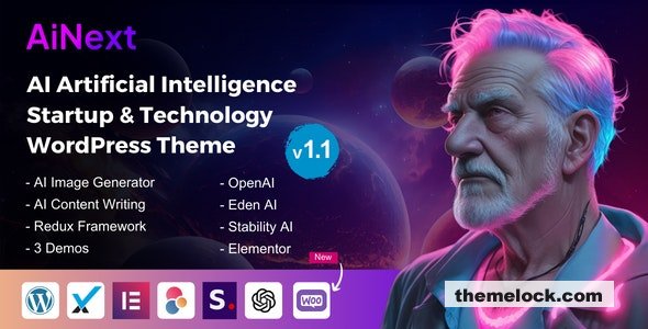 AiNext v1.4 – AI Agency & Startup WordPress Theme