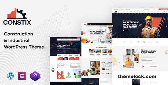 Constix v1.1.2 – Construction Factory & Industrial WordPress Theme
