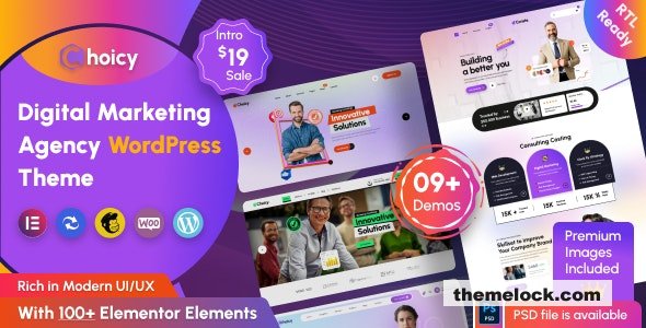 Choicy v1.0.5 - Digital Marketing Agency WordPress Theme
