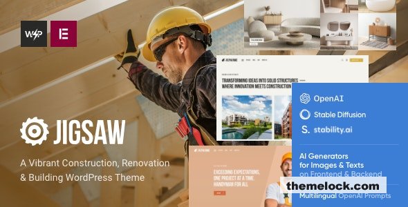 Jigsaw v1.3 – Building & Construction WordPress Theme