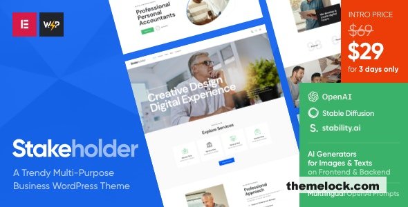 Stakeholder v1.0 – Business WordPress Theme