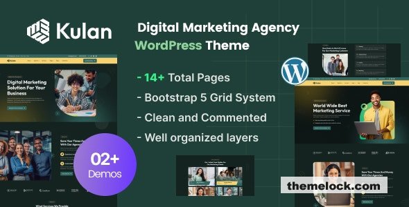 Kulan v1.0 – Digital Marketing Agency WordPress Theme