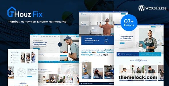 HouzFix v1.0.6 – Plumber, Handyman Services WordPress Theme