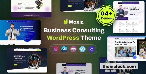 Maxiz v1.0 - Business Consulting WordPress Theme