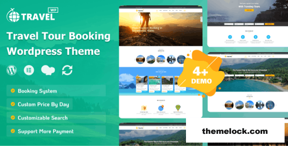 Travel WP v2.0.6 – Tour & Travel WordPress Theme