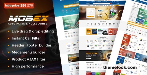 Mobex v3.1 – Auto Parts WordPress Theme