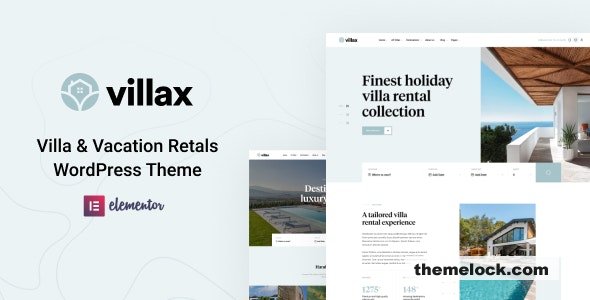 Villax v1.1.5 – Villa & Vacation Rentals WordPress Theme