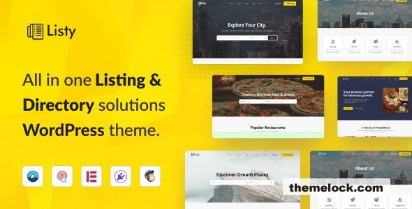 Listy v1.2.0 – Listing & Directory Solutions WordPress Theme