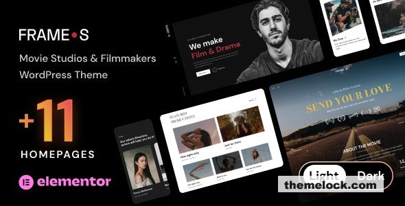 Frames v1.5.7 - Movie Studios & Filmmakers WordPress theme