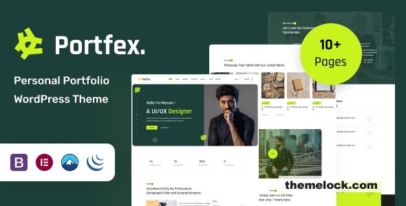 Portfex v1.2 - Personal Portfolio WordPress Theme
