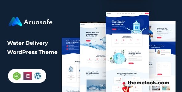 Acuasafe v1.0.3 - Drinking Water Delivery WordPress Theme