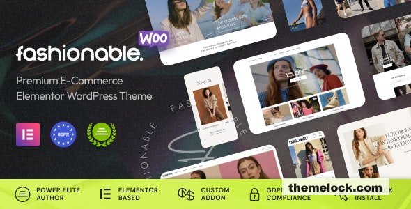 Fashionable v1.0.6 – Clothing & Apparel WooCommerce WordPress Theme