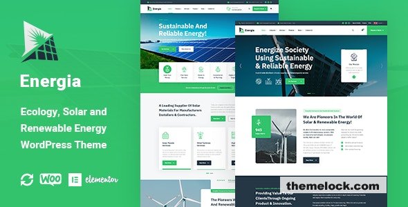 Energia v1.1.5 – Renewable Energy WordPress Theme