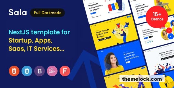 Sala v1.1.4 - Startup & SaaS WordPress Theme