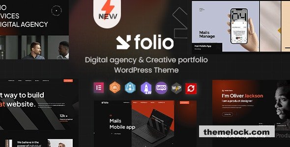 Webfolio v1.0.3 – Creative Portfolio & Digital Agency WordPress Elementor Theme