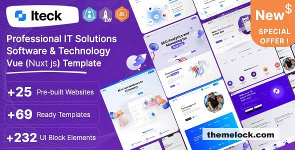 Iteck v1.1.7 – Software & Technology WordPress Theme