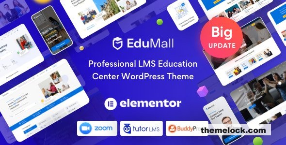 EduMall v4.0 – Professional LMS Education Center WordPress Theme