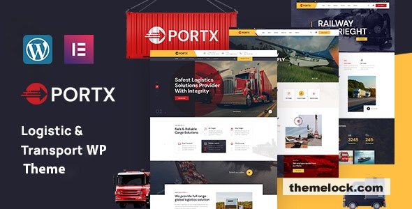 Portx v1.0.7 – Logistics and Transportation WordPress Theme