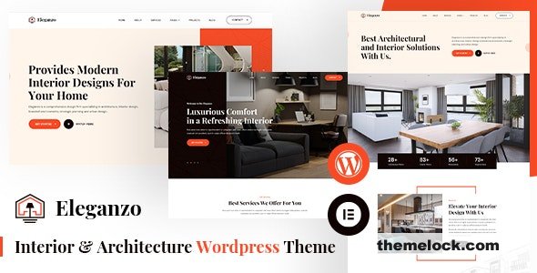 Eleganzo v1.0 – Interior & Architecture WordPress Theme