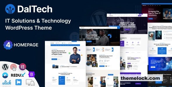 Daltech v1.0.0 – IT Solutions & Technology WordPress Theme