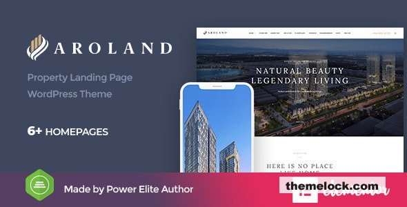 Aroland v1.1.3 – Single Property Landing Page WordPress Theme