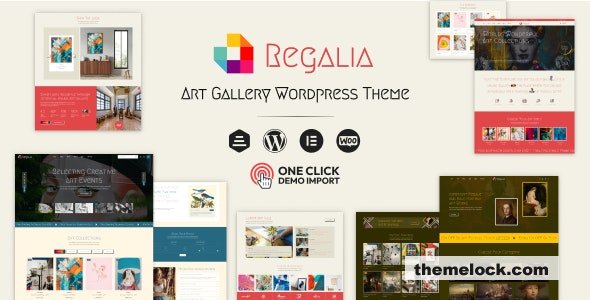 Regalia v1.0.7 – Artist Portfolio, Art Gallery Theme
