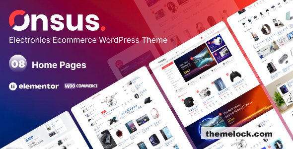 Onsus v1.1.0 – Electronics E-commerce WordPress Theme
