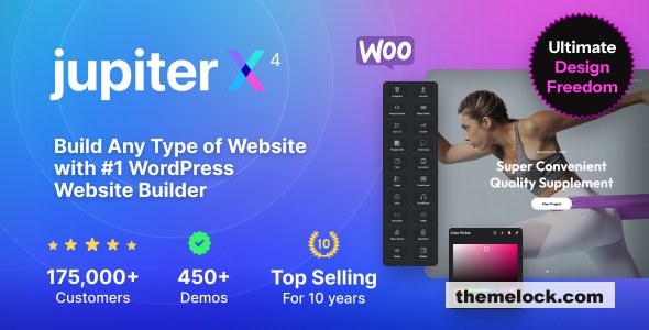 JupiterX v4.14.0 – Website Builder For WordPress & WooCommerce