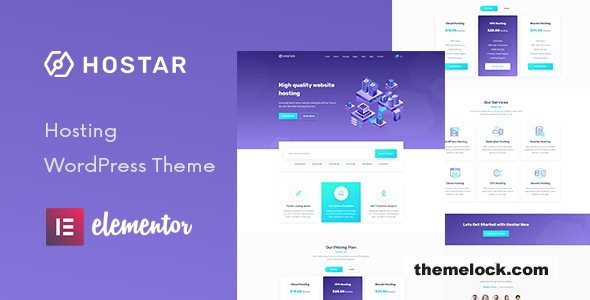 Hostar v1.0.6 - Web Hosting WordPress Theme