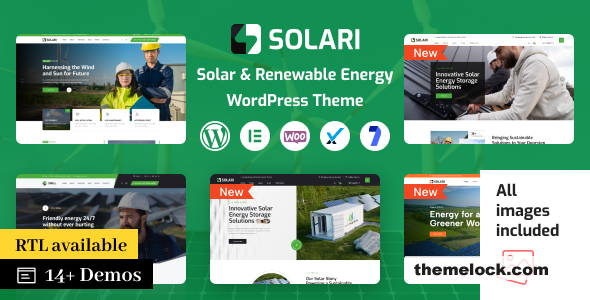 Solari v2.0.6 - Ecology & Solar Energy WordPress Theme