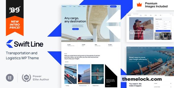 SwiftLine v2.3 – Transportation Logistics WordPress Theme