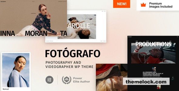 Fotógrafo v25 – Photography Videographer WordPress Theme
