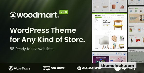 WoodMart v8.3.8 – Responsive WooCommerce WordPress Theme