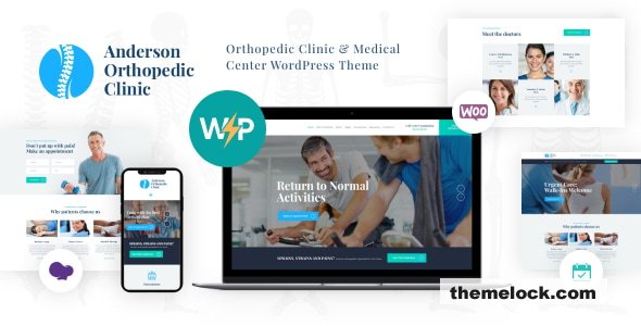 Anderson v1.4.4 – Orthopedic Clinic WordPress Theme